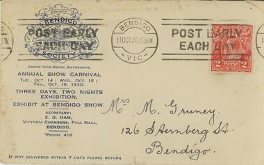 Document - GUINEY COLLECTION: ENVELOPE, 1930