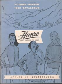 Document - HANRO COLLECTION: CATALOGUE, 1960