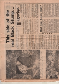 Newspaper - JAMES LERK COLLECTION: THIS SIDE OF THE BLACK STUMP
