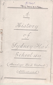Book - JAMES LERK COLLECTION: A HISTORY OF SYDNEY FLAT SCHOOL 1531