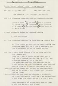 Document - SANDHURST DRUMMERS COLLECTION: LETTER, 1992