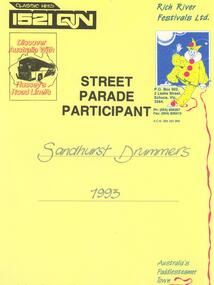 Document - SANDHURST DRUMMERS COLLECTION: CERTIFICATE, 1993