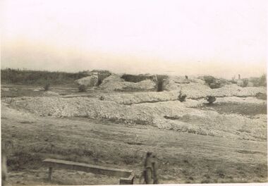 Photograph - ACC LOCK COLLECTION: B&W PHOTO OF WW1 TRENCHES, 1914-1918