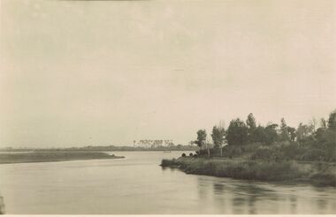 Postcard - ACC LOCK COLLECTION: B&W PHOTO OF A RIVER, EGYPT, POSTCARD, 1914-1918