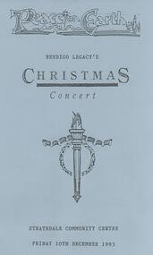 Document - SANDHURST DRUMMERS COLLECTION:  PROGRAMS, 10 December 1993