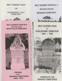 Document - FRIENDS OF WHITE HILLS CEMETERY COLLECTION: SET OF BROCHURES, 1990-2010