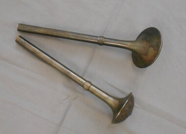 Accessory - MAGGIE BARBER COLLECTION: LADIES WALKING CANE - TWO EXTRA HANDLES, 1920's