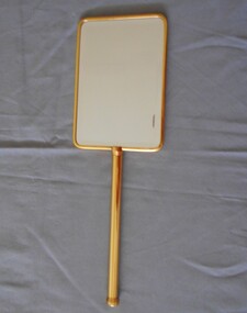 Accessory - MAGGIE BARBER COLLECTION: 24CT GOLD PLATE MIRROR, 1890's