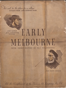 Book - EARLY MELBOURNE WITH SHORT HISTORY OF NO.1 MELBOURNE