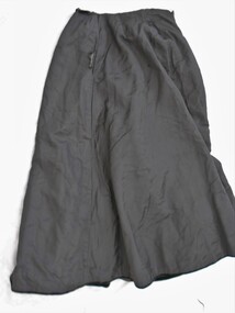 Clothing - MAGGIE BARBER COLLECTION: BLACK SKIRT/TULLE/ VELVET UNDER-SKIRT OR PETTICOAT, 1890's