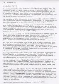 Document - DUDLEY HOUSE COLLECTION:  RESEARCH PAPER, 2013
