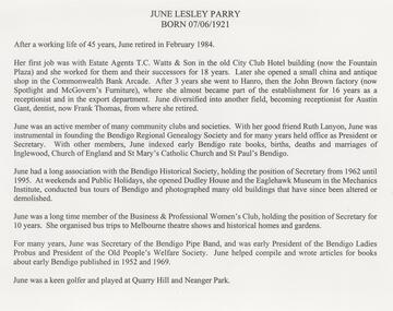 Document - DUDLEY HOUSE COLLECTION:  BIOGRAPHY