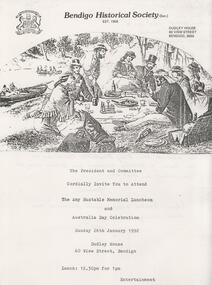 Document - DUDLEY HOUSE COLLECTION: INVITATION, 26.1.1992