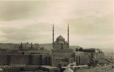 Postcard - ACC LOCK COLLECTION: B&W PHOTO OF CITADEL IN CAIRO, POSTCARD, 1914-1918