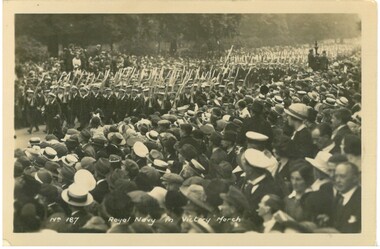 Postcard - ACC LOCK COLLECTION: B&W PHOTO NO.187, ROYAL NAVY VICTORY MARCH, POSTCARD, 1914-1918