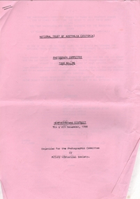 Document - NATIONAL TRUST COLLECTION: TOUR OF HEATHCOTE NOTES