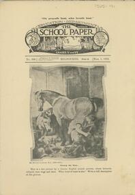 Document - BADHAM COLLECTION: SCHOOL PAPERS, 1932