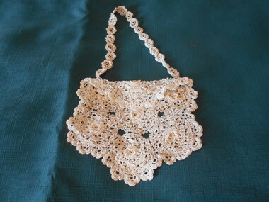 Accessory - MAGGIE BARBER COLLECTION: CROCHETED PURSE, Late 1800's