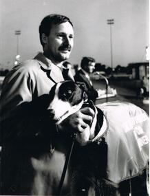 Photograph - BLACK AND WHITE PHOTOGRAPH OF GREYHOUND