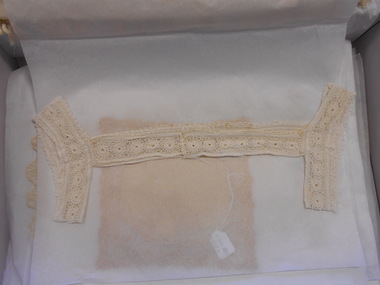 Clothing - MAGGIE BARBER COLLECTION: LACE SLEEVE EDGING (?), Early 1900's