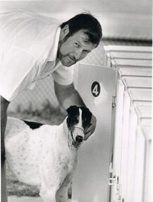 Photograph - BLACK AND WHITE PHOTOGRAAPH OF GREYHOUND