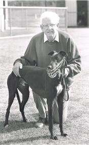 Photograph - BLACK AND WHITE PHOTOGRAPH OF GREYHOUND