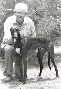 Photograph - BLACK AND WHITE PHOTOGRAPH OF GREYHOUND