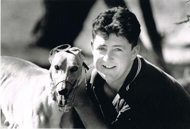 Photograph - BLACK AND WHITE PHOTOGRAPH OF GREYHOUND