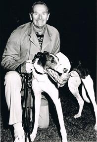 Photograph - BLACK AND WHITE PHOTOGRAPHOF GREYHOUND