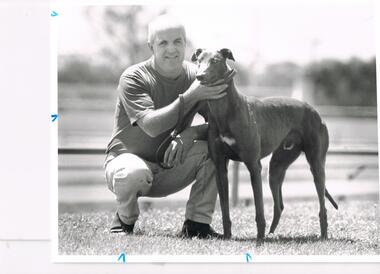 Photograph - BLACK AND WHITE PHOTOGRAPH OF GREYHOUNDS