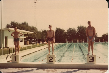 Photograph - SANDHURST BOYS CENTRE COLLECTION: SWIMMING CARNIVAL