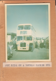 Photograph - SANDHURST BOYS CENTRE COLLECTION: RIDE ON A DOUBLE DECKER BUS