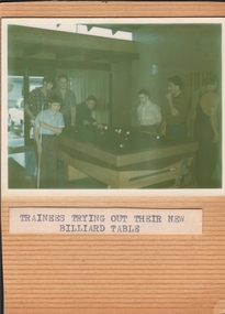 Photograph - SANDHURST BOYS CENTRE COLLECTION: NEW BILLIARD TABLE