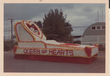 Photograph - SANDHURST BOYS CENTRE COLLECTION: 1965 FLOAT QUEEN OF HEARTS