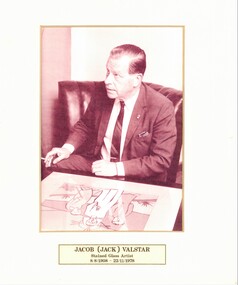 Photograph - W.D. MASON COLLECTION: JACOB (JACK) VALSTAR