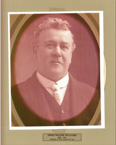 Photograph - W.D. MASON COLLECTION: OWEN WALTER WILLIAMS