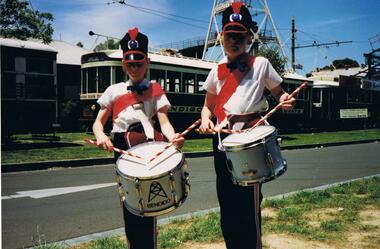 Photograph - SANDHURST DRUMMERS COLLECTION: FOUR COLOURED PHOTOS OF THE SANDHURT DRUMMERS COLLECTION, 1992
