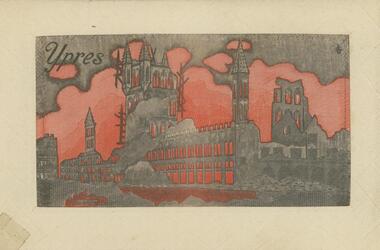 Postcard - ROY AND DORIS KELLY COLLECTION: BUILDINGS OF YPRES, 1900-1920