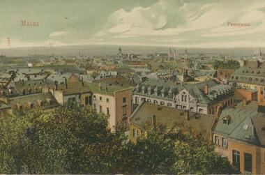 Postcard - ROY AND DORIS KELLY COLLECTION: MAINZ PANORAMA, GERMANY, 1900-1920