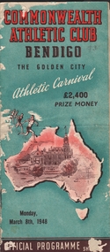 Document - MICHELSEN COLLECTION: COMMONWEALTH ATHLETIC CLUB OFFICIAL PROGRAMME