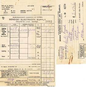 Document - BUSH COLLECTION: COLLECTION OF HOUSEHOLD RECEIPTS ( MISS M, 1935-1940