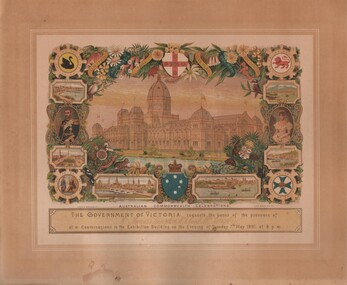 Document - THOMAS LANGDON COLLECTION: SOUVENIR INVITATION, 1901