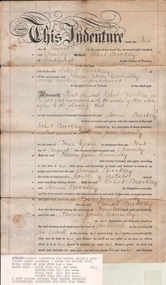 Document - INDENTURE OF SAMUAL BROCKLEY, 1870