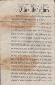 Document - APPRENTICESHIP INDENTURE JOHN BARRY WITH G.F. PICKLES & SONS, 1883