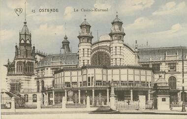 Postcard - ROY AND DORIS KELLY COLLECTION: OSTENDE, LE CASINO-KURSAAL, POSTCARD, 1900-1920