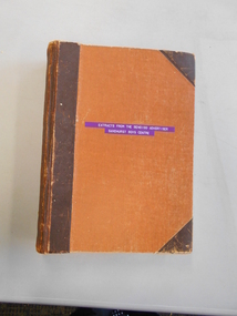 Book - SANDHURST BOYS CENTRE COLLECTION: SCRAPBOOK OF NEWSPAPER CUTTINGS