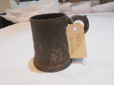 Domestic Object - PEWTER MUG FROM 'GLASGOW ARMS' HOTEL