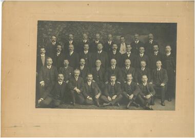 Photograph - PHOTOGRAPH: GERMAN STATE SCHOOL OLD BOYS 1845 - 1880, 1911