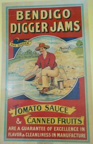 Poster - NORM GILLIES COLLECTION: COLOURED POSTER BENDIGO DIGGER JAMS