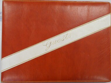 Memorabilia - NORTH BENDIGO P.S.COLLECTION: SCHOOL GUESTS BOOK